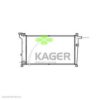 KAGER 31-0242 Radiator, engine cooling